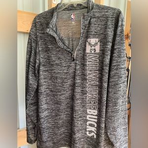 NBA Milwaukee  Bucks long sleeve performance shirt.